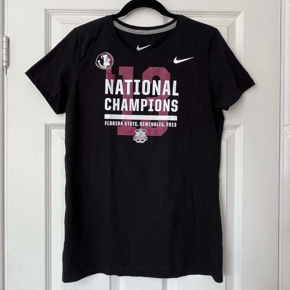 Nike Florida State Seminoles National Champs Tee - Size L
